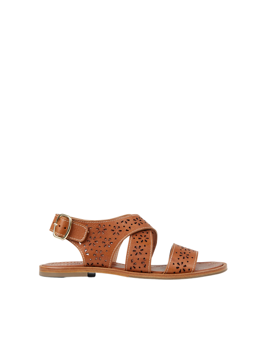 Edith Sandal - Cognac