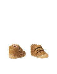 Mini Bootie Velcro - Amber suede