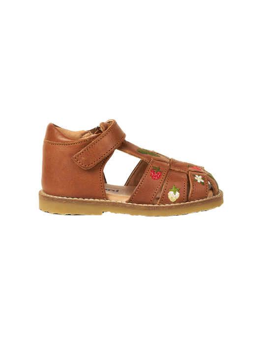 Wild Strawberries Classic sandal - Cognac