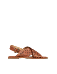Amber Sandal - Cognac