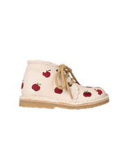 Apple Scallop Boot - Cream