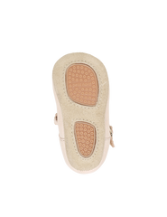 Baby Scallop T-bar - Cream