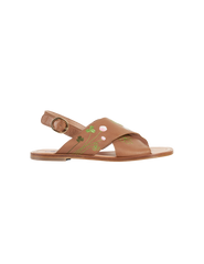 Blooming Clover Mama Sandal - Latte