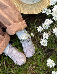 Butterfly Sandal - Iris Patent