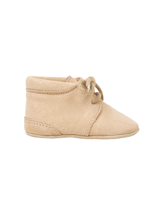 Crib shoe - Cream Suede