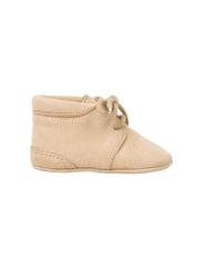 Crib shoe - Cream Suede
