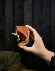 Mini Bootie Lace - Cognac