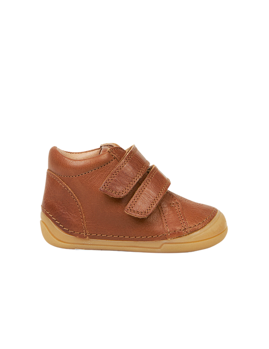 Mini Bootie Velcro - Cognac