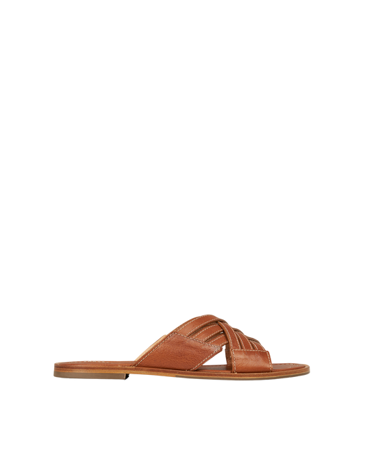 Rika Sandal - Cognac