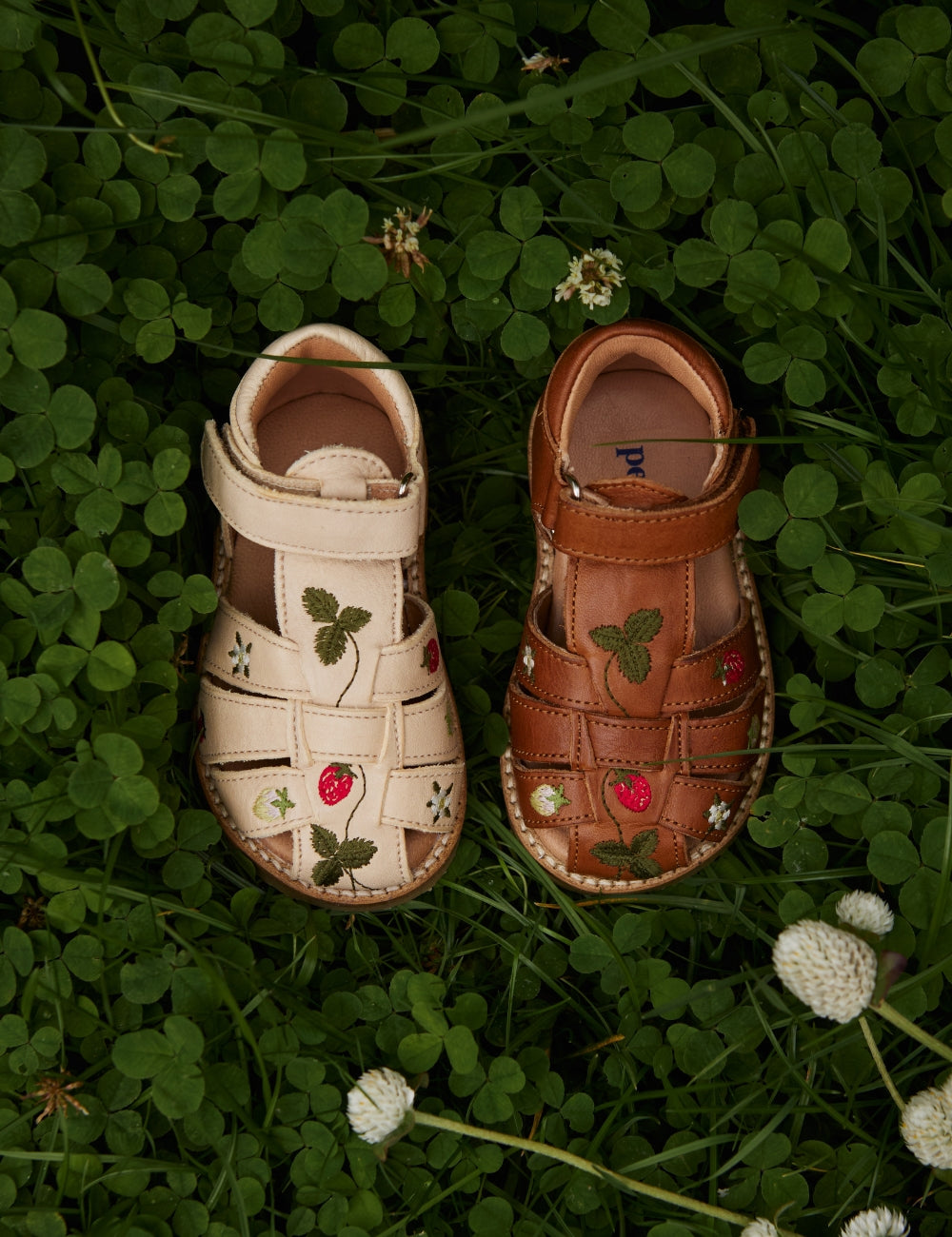 Wild Strawberries Classic sandal - Cognac